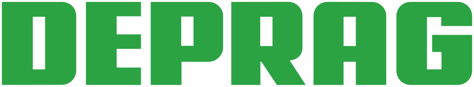 Grüne DEPRAG-Wortmarke