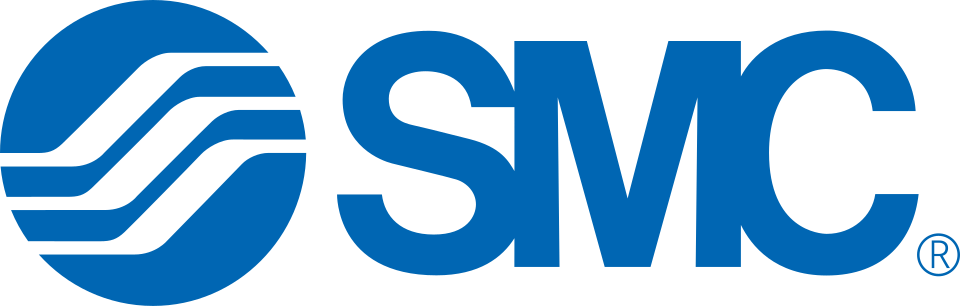 Vollständiges blaues SMC-Logo mit Bildzeichen und Wortmarke